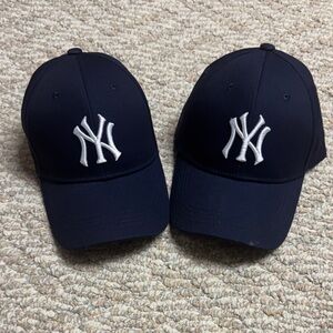 2 Navy Blue New York Yankees Baseball Caps